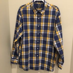 2XB Chaps by Ralph Lauren Stretch Poplin Shirt